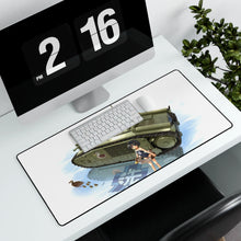 Load image into Gallery viewer, Girls und Panzer Mouse Pad (Desk Mat) With Laptop