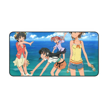 Load image into Gallery viewer, A Certain Scientific Railgun Mikoto Misaka, Kuroko Shirai, Ruiko Saten Mouse Pad (Desk Mat)