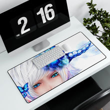 Load image into Gallery viewer, Butterfly Fantasy Girl Mouse Pad (Desk Mat) With Laptop