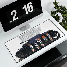 Load image into Gallery viewer, Girls und Panzer Mouse Pad (Desk Mat) With Laptop