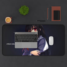 Load image into Gallery viewer, Saekano: How To Raise A Boring Girlfriend Mouse Pad (Desk Mat) With Laptop