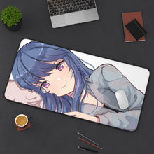 Load image into Gallery viewer, Laid-Back Camp Mouse Pad (Desk Mat) On Desk