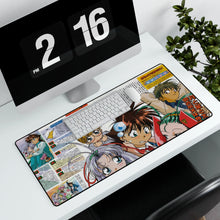 Load image into Gallery viewer, Mamotte Shugogetten Mouse Pad (Desk Mat) With Laptop