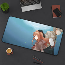 Load image into Gallery viewer, Spice And Wolf Mouse Pad (Desk Mat) On Desk