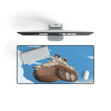 Load image into Gallery viewer, Girls und Panzer Mouse Pad (Desk Mat) On Desk