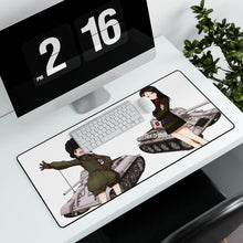 Load image into Gallery viewer, Girls und Panzer Mouse Pad (Desk Mat) With Laptop