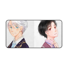 Load image into Gallery viewer, Yuri!!! On Ice Victor Nikiforov, Yuuri Katsuki Mouse Pad (Desk Mat)