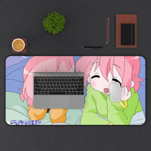 Load image into Gallery viewer, Lucky Star Miyuki Takara Mouse Pad (Desk Mat) With Laptop