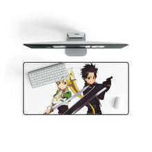 Load image into Gallery viewer, Leafa and Kirito Mouse Pad (Desk Mat)