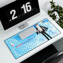 Load image into Gallery viewer, Nekketsu Inou Bukatsu-tan Trigger Kiss Mouse Pad (Desk Mat) With Laptop