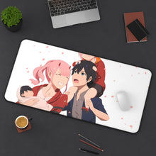 Load image into Gallery viewer, Our Future, Zero Two. Mouse Pad (Desk Mat) On Desk