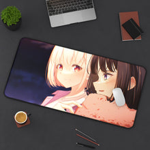 Load image into Gallery viewer, Lycoris Recoil Takina Inoue, Chisato Nishikigi Mouse Pad (Desk Mat) On Desk