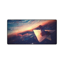 Load image into Gallery viewer, Flying on a giant paper airplane Mouse Pad (Desk Mat)