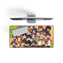 Load image into Gallery viewer, Girls und Panzer Mouse Pad (Desk Mat) On Desk
