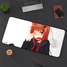 Load image into Gallery viewer, Spice And Wolf Mouse Pad (Desk Mat) On Desk