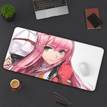 Load image into Gallery viewer, Zero Two Mouse Pad (Desk Mat) On Desk