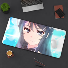 Load image into Gallery viewer, Rascal Does Not Dream Of Bunny Girl Senpai Mouse Pad (Desk Mat) On Desk