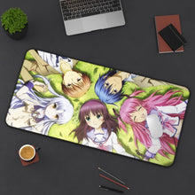 Load image into Gallery viewer, Angel Beats! Kanade Tachibana, Yuri Nakamura, Yuzuru Otonashi, Hinata Hideki, Yui Mouse Pad (Desk Mat) On Desk