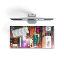 Load image into Gallery viewer, Japanese neon Mouse Pad (Desk Mat) On Desk