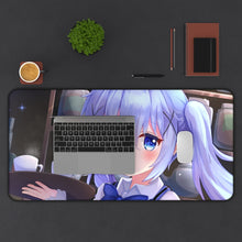 Load image into Gallery viewer, Is The Order A Rabbit? Mouse Pad (Desk Mat) With Laptop