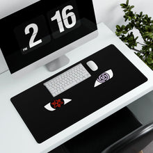 Load image into Gallery viewer, Sasuke Eyes Mouse Pad (Desk Mat) With Laptop