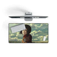 Load image into Gallery viewer, Mikasa Ackerman (Season 3 Intro Screenshot) Mouse Pad (Desk Mat)