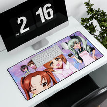 Load image into Gallery viewer, Girls und Panzer Mouse Pad (Desk Mat) With Laptop