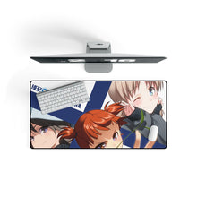 Load image into Gallery viewer, Girls und Panzer Mouse Pad (Desk Mat) On Desk
