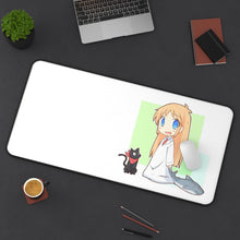 Load image into Gallery viewer, Nichijō Mouse Pad (Desk Mat) On Desk