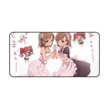 Load image into Gallery viewer, A Certain Scientific Railgun Mikoto Misaka, Kuroko Shirai Mouse Pad (Desk Mat)