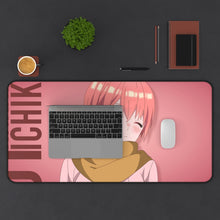 Load image into Gallery viewer, Nakano Ichika Mouse Pad (Desk Mat) With Laptop
