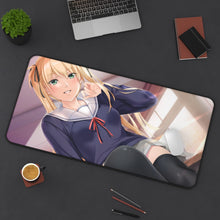 Load image into Gallery viewer, Saekano: How To Raise A Boring Girlfriend Mouse Pad (Desk Mat) On Desk