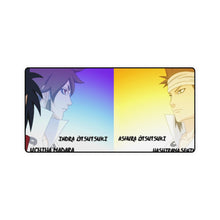 Load image into Gallery viewer, Uchiha Madara (Indra Õtsutsuki) & Senju Hashirama (Ashura Õtsutsuki) / Background anime Naruto Mouse Pad (Desk Mat)