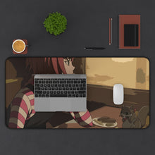 Load image into Gallery viewer, Darker Than Black Mouse Pad (Desk Mat) With Laptop