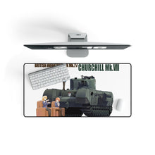 Load image into Gallery viewer, Girls und Panzer Mouse Pad (Desk Mat) On Desk