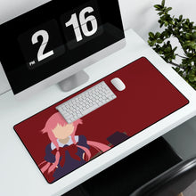 Load image into Gallery viewer, Mirai Nikki Yuno Gasai Mouse Pad (Desk Mat) With Laptop