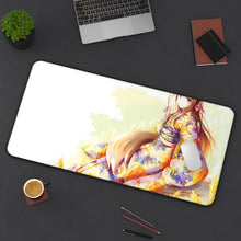 Load image into Gallery viewer, Spice And Wolf Mouse Pad (Desk Mat) On Desk