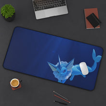 Load image into Gallery viewer, Blender Vaporeon Mouse Pad (Desk Mat) On Desk