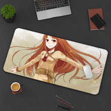Load image into Gallery viewer, Spice And Wolf Mouse Pad (Desk Mat) On Desk