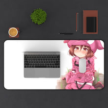 Load image into Gallery viewer, Sword Art Online Alternative: Gun Gale Online Mouse Pad (Desk Mat) With Laptop