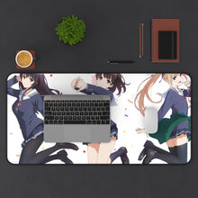Load image into Gallery viewer, Saekano: How To Raise A Boring Girlfriend Mouse Pad (Desk Mat) With Laptop