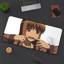 Load image into Gallery viewer, Spice And Wolf Mouse Pad (Desk Mat) On Desk