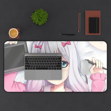 Load image into Gallery viewer, EroManga-Sensei Mouse Pad (Desk Mat) With Laptop