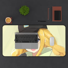 Load image into Gallery viewer, Ya Boy Kongming! Eiko Tsukimi Mouse Pad (Desk Mat) With Laptop