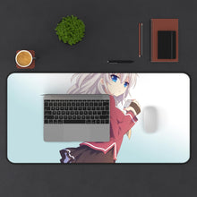 Load image into Gallery viewer, Nao Tomori looking back Mouse Pad (Desk Mat) With Laptop