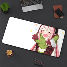 Load image into Gallery viewer, Laid-Back Camp Mouse Pad (Desk Mat) On Desk