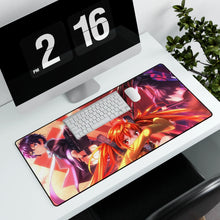 Load image into Gallery viewer, Black Bullet Mouse Pad (Desk Mat) With Laptop