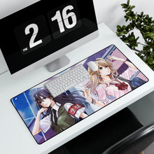 Load image into Gallery viewer, Citrus Yuzu Aihara, Mei Aihara Mouse Pad (Desk Mat) With Laptop