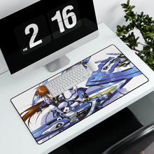 Load image into Gallery viewer, Magical Girl Lyrical Nanoha Mouse Pad (Desk Mat) With Laptop