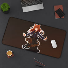 Load image into Gallery viewer, Spice And Wolf Mouse Pad (Desk Mat) On Desk